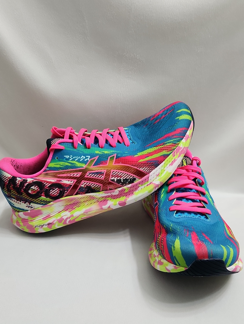 ASICS Noosa Tri 13 Flytefoam Multicolored Running Shoes (W Size 11)